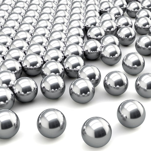 PAGOW 125PCS Paint Mixing Balls, 4mm Stainless Steel Bearing Balls for Nail Polish