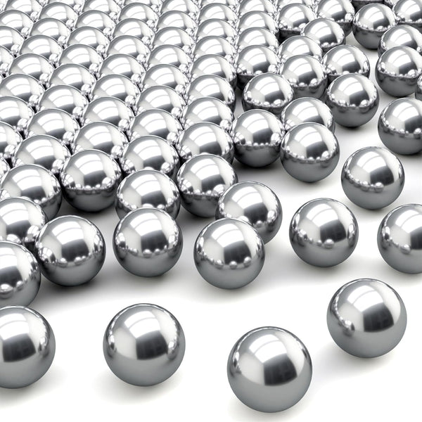 PAGOW 125PCS Paint Mixing Balls, 4mm Stainless Steel Bearing Balls for Nail Polish