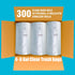 4-6 Gallon Trash Bags, 300 Count Bulk, Clear Plastic Recycling Bags, Multi-purpose Garbage Bags for Business Home Bathroom Kitchen Commercial and Industrial by BEIDOU-PAC