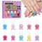 TOMICCA Kids Nail Polish, 10 Colors Quick Dry Peel Off Water Based Rainbow Nail Polish for Toddler Teen