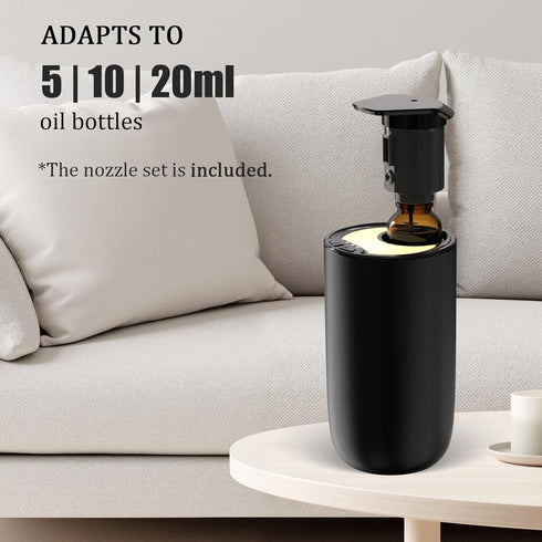 Oscentpro 3 Waterless Car Essential Oil Diffuser, Premium Aluminum Alloy Cold-Air Atomizing Scent Machine Aromatherapy