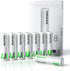 imuto Rechargeable aa Batteries, 2000mWh aa Lithium Batteries 8 Pack, 1.5V 2A Output