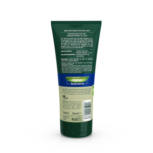Organic Aloe Vera Gel & Vitamin A C & E, 6.8 fl oz
