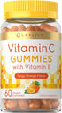 Carlyle Vitamin C Gummies | 60 Count | Orange Flavor | with