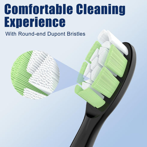 Replacement Heads for Philips Sonicare Diamondclean Sonic Toothbrush, Compatible with DiamondClean, FlexCare, 8 Pack