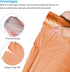MECCANIXITY Small Trash Bags, 2-4 Gallon, 60 Counts, Garbage Waste Basket Liners, Orange