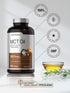 Horbaeach Keto MCT Oil Capsules 3600mg | 300 Softgels | Coconut Oil Pills, Non-GMO and Gluten Free