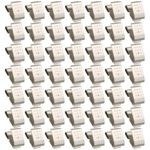 50pcs 1 Cell Spring Steel Nickel Plating Leaf Spring Battery Contact