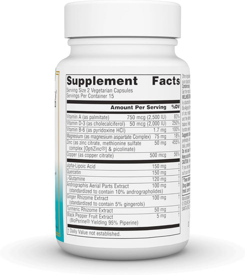 ZincMunity, Immune 50 30 Source Naturals Wellness Supports Zinc Absorption, Metabolism and Utilization for Health*, mg