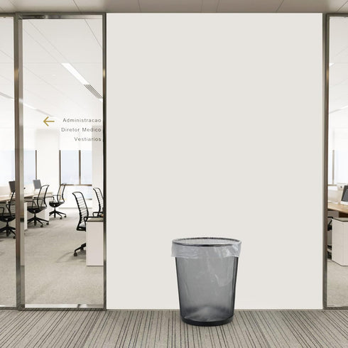13 Gallon Clear Garbage Bags, 6 Rolls, 150 Counts for Office Trash