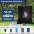 30-35 Gallon Trash Bags, 1.5 Mil, Large Black Garbage Bags, 100 Count for Home Kitchen Commercial Lawn and Leaf
