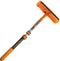 1.5-3 ft Window Squeegee with Long Handle, Car Window Cleaner Tool & Scrubber with Telescopic Extension Pole for Indoor