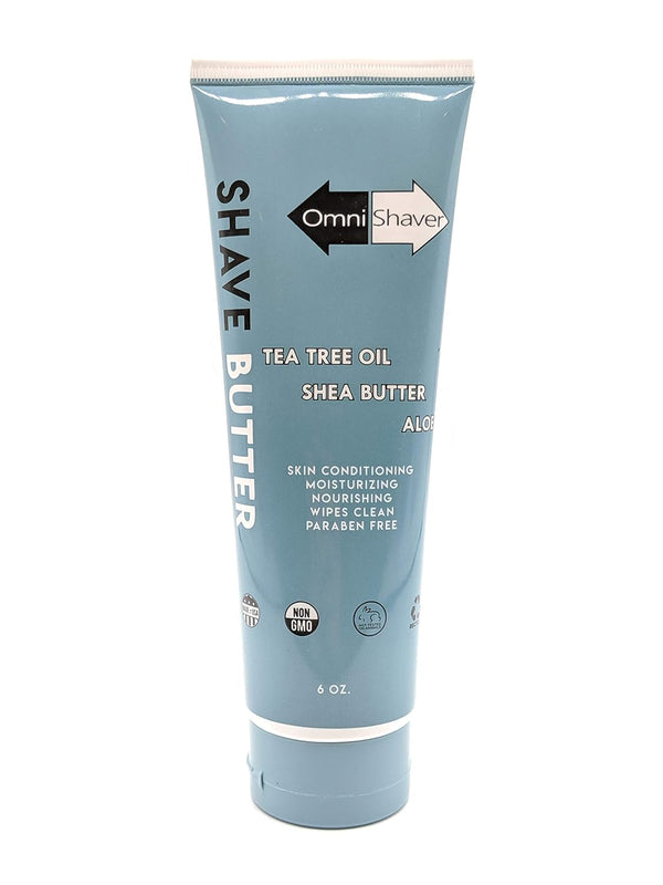 Shave Butter, Moisturizing Shaving Cream for Men & Women, Sensitive Skin Formula, Travel Size 6 oz