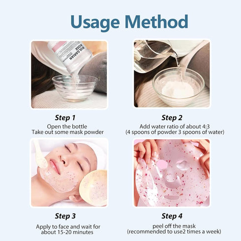 Jelly Mask for Facials, Professional Natural Gel Face Masks, Hydrating Rubber Mask, 23 Fl Oz Jar