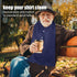 Tarpop Adult Bib Scarf Washable and Reusable Dining Clothing Protector Adult Bib for Elderly Senior Citizens Men Women