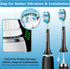 Aoremon Replacement Brush Heads for ExpertClean, ProtectiveClean 4100 5100 6100, 6 Pack, Black