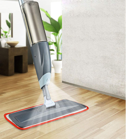 4 Pack Mop Head Replacements, Microfiber Cleaning Pads for Most Spray Mops, Wet & Dry Cleaning