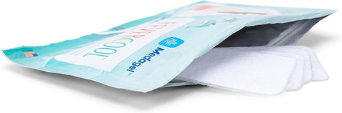 FeverCool Patches, Cooling Patches for Fever, Migraine & Headache Relief, Made in The USA, 1 Pack (4 x Patch)