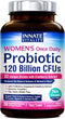 Innate Vitality Women's Probiotics, 120 Billion CFU, 30 Veggie Capsules for Yeast Control and Digestive Support