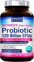 Innate Vitality Women's Probiotics, 120 Billion CFU, 30 Veggie Capsules for Yeast Control and Digestive Support