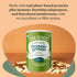 Four Sigmatic Organic Plant-Based Protein Powder, Unflavored with Lion’s Mane, 16.9 oz