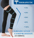 MGANG Thigh High Leg Sleeve 20-30 mmHg Graduated Compression Medical Stockings for Men and Women, Black S