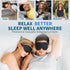 ZGGCD Sleep Mask for Side Sleeper, Light Blocking 3D Contoured Cup Night Blindfold with Adjustable Strap (Black)