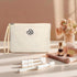 SIDESUGAR Waffle Canvas Period Pouch First Period Kit Bag Small Discreet Menstrual Cup Pad Pouch Cute Sanitary Napkin