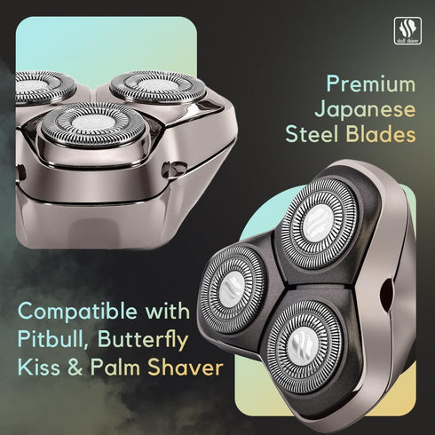 Skull Shaver Carver PRO Replacement Blade | Electric Shaver Replacement Heads