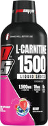 PROSUPPS L-Carnitine 1500 Stimulant Free Liquid Shots for Men and Women - Energizer Workout Drink, 31 Servings, Berry