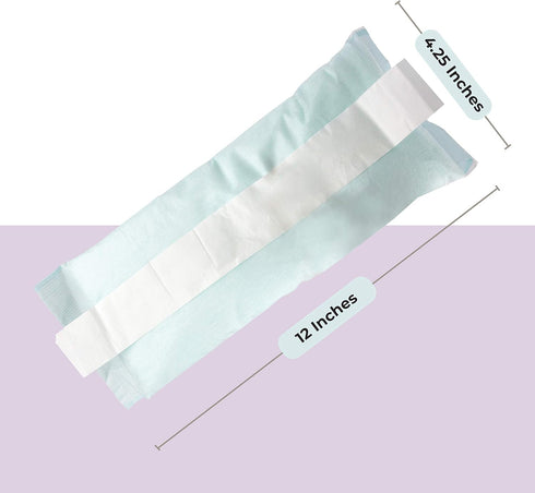 Perineal Ice Packs for Postpartum with Adhesive Strip, 2 in 1 Ice Pack Pads for After Birth, Instant Ice Maxi Pads (12)