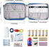 yeloumiss Medicine Bottle Organizer Bag, Large Travel Pill Case Box and Storage, Lockable Vitamins Carrier for Drug