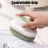 2Pcs Soft Bristle Cleaning Brush: Silicone Laundry Stain Brush for Cleaning Laundry, Comfort Grip Household Washing