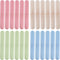 Hedume 28 Pack Travel Toothbrush Case, Portable Dust-Proof Holder for Travel & Home (4 Colors)