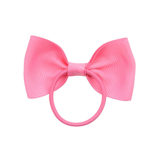inSowni 40 Pack Grosgrain Ribbon Bow Elastics Hair Ties, Scrunchies for Baby Girls, Toddlers, and Kids