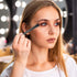 10 Pcs Angled Eyebrow Eyeliner Brush Set, Flat Applicator, Ultra Thin Angled Eyeliner Eyeshadow Makeup Brush