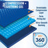 Miracle Knee Relief Gel-Infused Compression Wrap - 360-Degree Support for Women & Men, Ultra-Soothing Cooling Gel