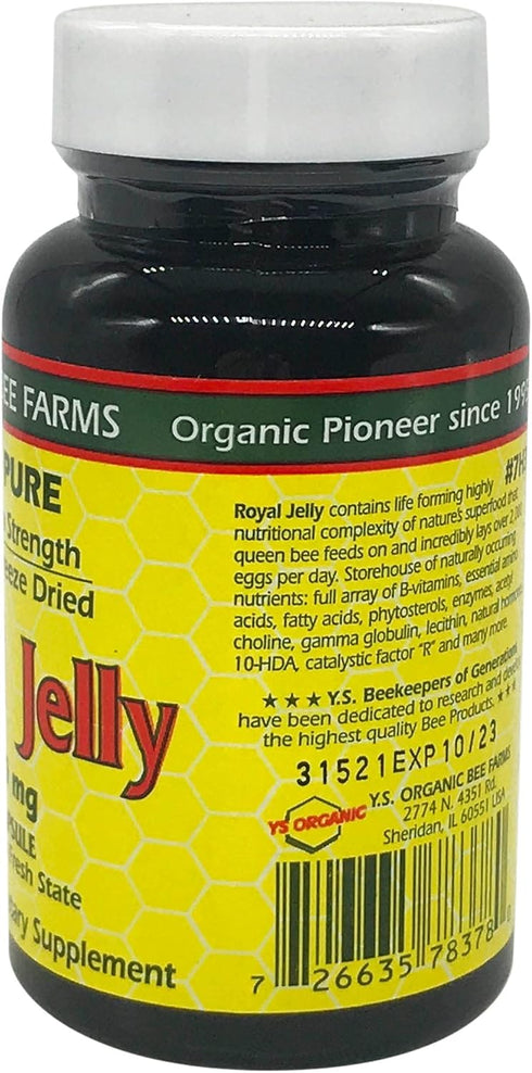 YS Eco Bee Farms 35 YS BEE Farms Pure Royal Jelly Capsules, CT