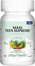 Maxi Health Multivitamin for Him – Boys Vitamins Ages 12–17, Men’s Multivitamin for Energy & Immune Boost, 60 Count