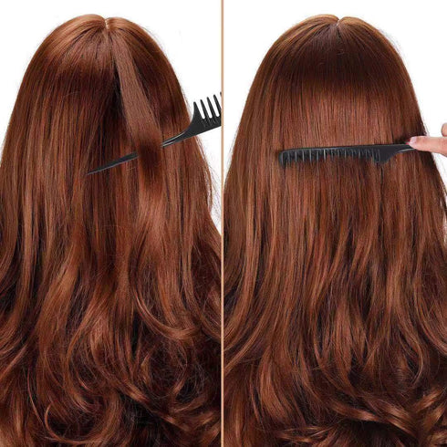 Wapodeai Wide Tooth Comb Detangling Hair Brush, Anti-Static Heat Resistant Comb for All Hair Types