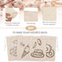 50 Pieces Cotton Drawstring Tea Filter Bags, Reusable Muslin Gift Bag for Wedding Party Home Supplies (3 by 4 Inches)