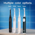 iO2, 3 Oral-B Rechargeable Electric Toothbrush, Cleaning Modes, Automatic Pressure Sensor to Protect Gums, Pure White