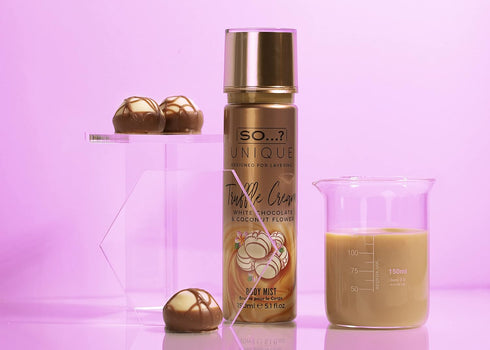 So…?...? Unique Truffle Cream Body Mist, Vanilla, Gourmand, Fruity Perfume for Women, 5.1 oz