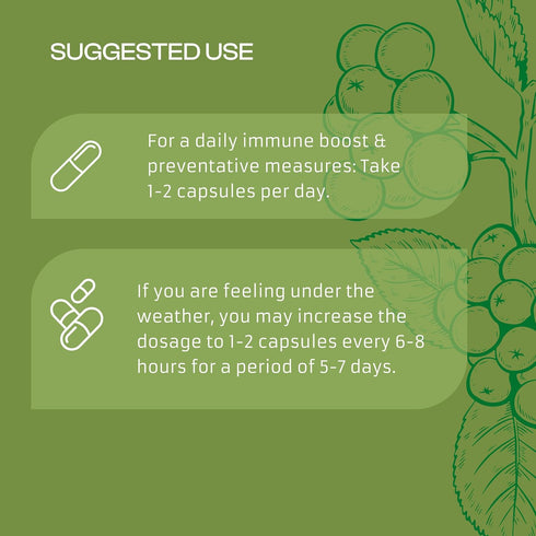 Immunity (60 Count) Tru Dietary Supplement with Elderberry, Propolis, Echinacea, Vitamin C & Beta Glucans Daily