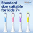 Brushmo Extra Soft Replacement Toothbrush Heads for Kids Ages 7+, Compatible with Philips Sonicare HX6042/94, 8 Pack