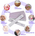 Heavy Coarse 80/80 Grit Nail Files (12 Pack) - Double Sided Emery Boards for Acrylic & Gel Nails, Gray