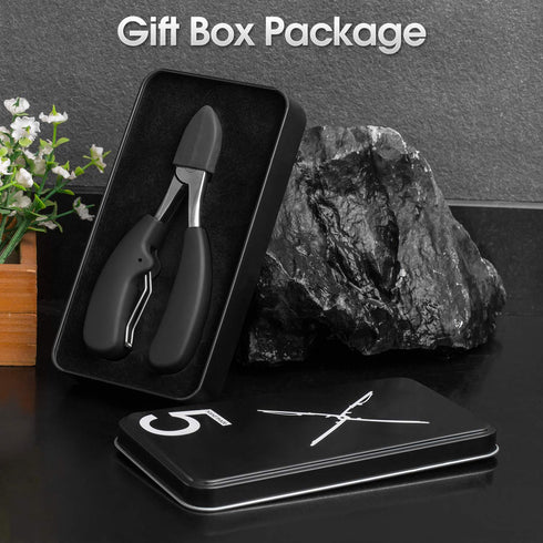 Podiatrist Toenail Clippers, Ingrown or Thick Nail Clippers for Men, Precision Diabetic Pedicure Tool