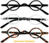 Success Eyewear Reading Glasses Set of 3 - Spring Hinge Professor Readers for Men and Women, Quality Fashion Glasses