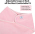 Set Adult Drool Bibs for Men Women,Feeding Bib for Seniors,Elderly Snap Bandana Bibs for Clothing Protector