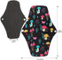 PHOGARY Set Period(7 1, Reusable Menstrual Pads, Bamboo Cloth Pads for Heavy Flow with Wet Bag, Large Sanitary Pad